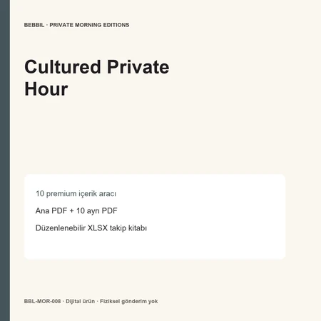 Cultured Private Hour ürün ön izlemesi