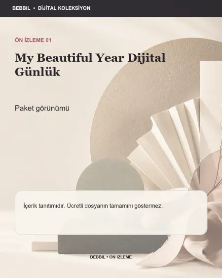 My Beautiful Year Dijital Günlük ürün ön izlemesi