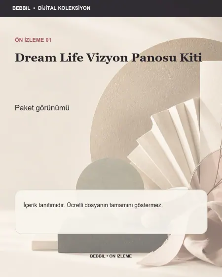 Dream Life Vizyon Panosu Kiti ürün ön izlemesi